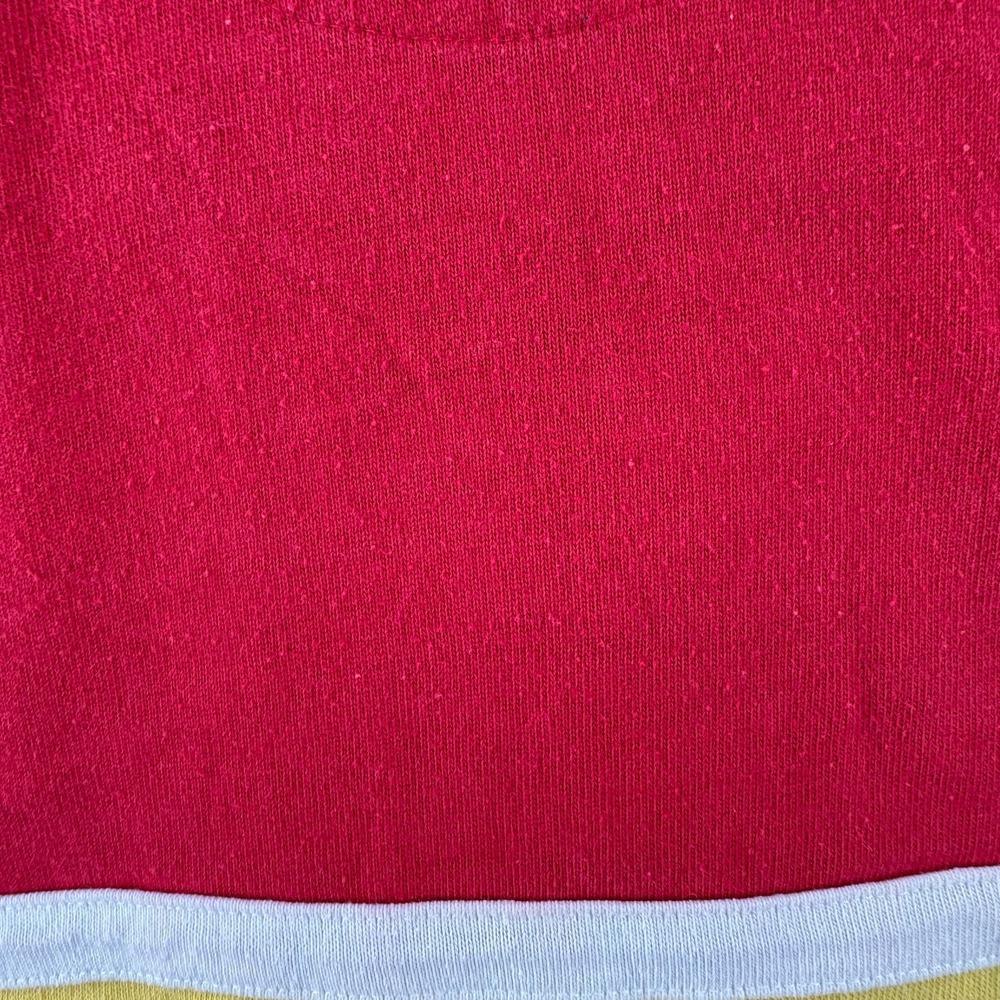 Vintage 80s Rugby Shirt Mens XL Long Sleeve Cotton Blend Jersey Collared Polo 10 - Picture 11 of 16